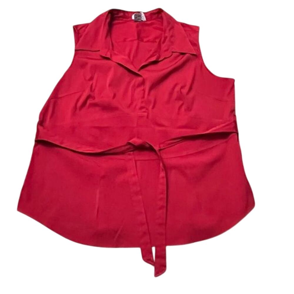 MKM Designs womens red sleeveless camisole sz 3XL top